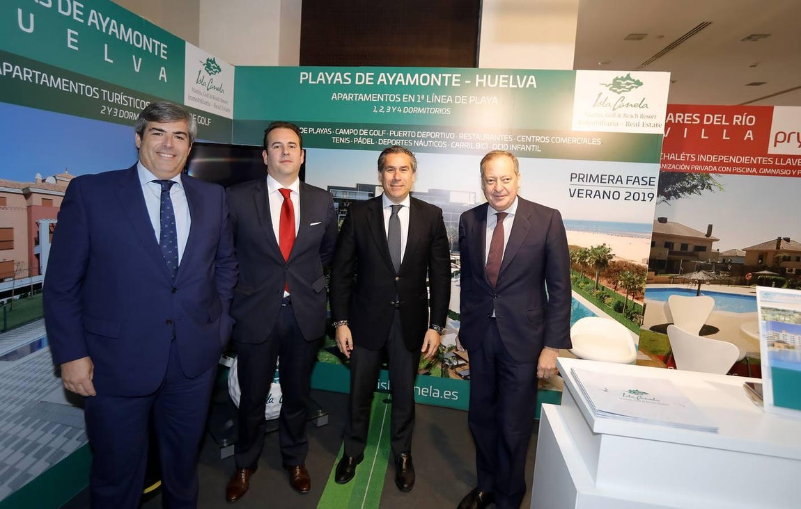 José Ortiz, David Salado, Javier Pérez y Álvaro Rodríguez Guitart