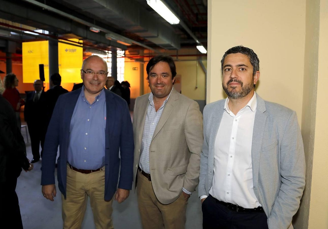 Antonio Jiménez, Cristóbal Pérez y Manuel Cera