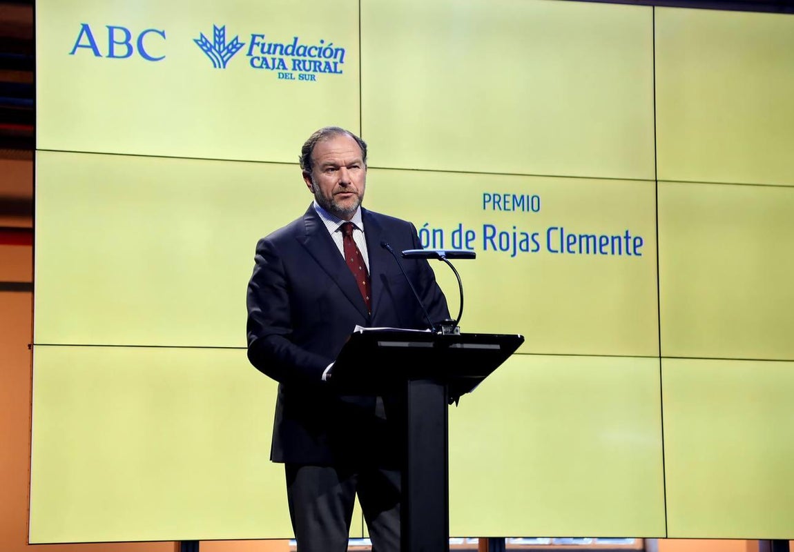 José Luis García – Palacios Álvarez, presidente de Caja Rural del Sur, en el acto