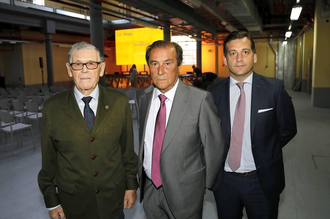 Rafael Gálvez, Luis Pérez y Álvaro Domínguez