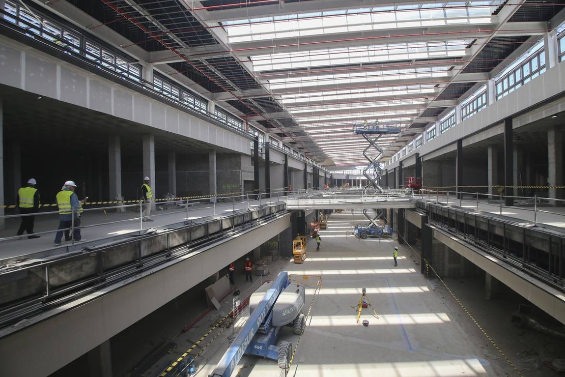 En imágenes, estado actual de las obras del centro comercial Lagoh de Palma Altas