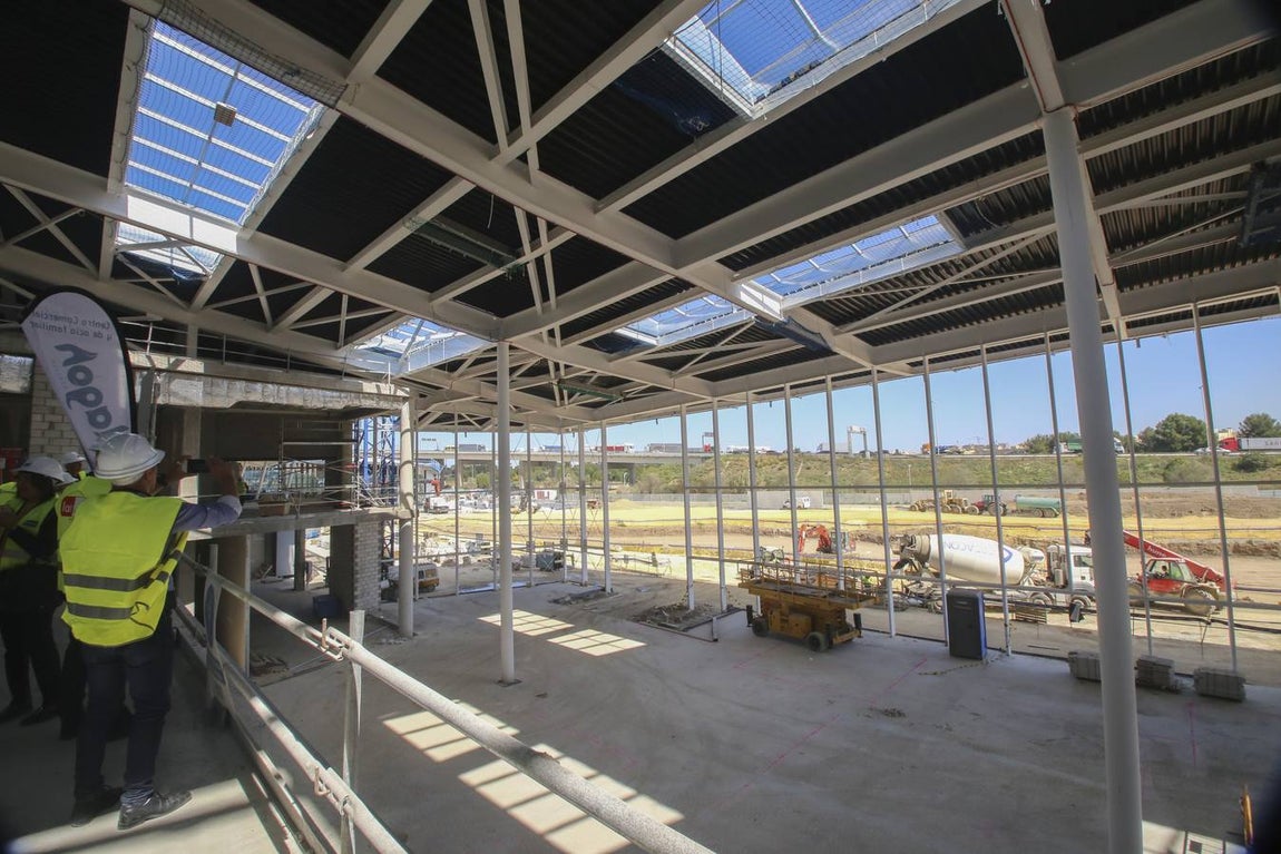 En imágenes, estado actual de las obras del centro comercial Lagoh de Palma Altas