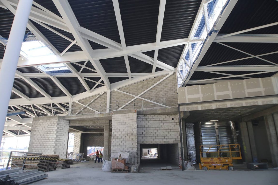 En imágenes, estado actual de las obras del centro comercial Lagoh de Palma Altas