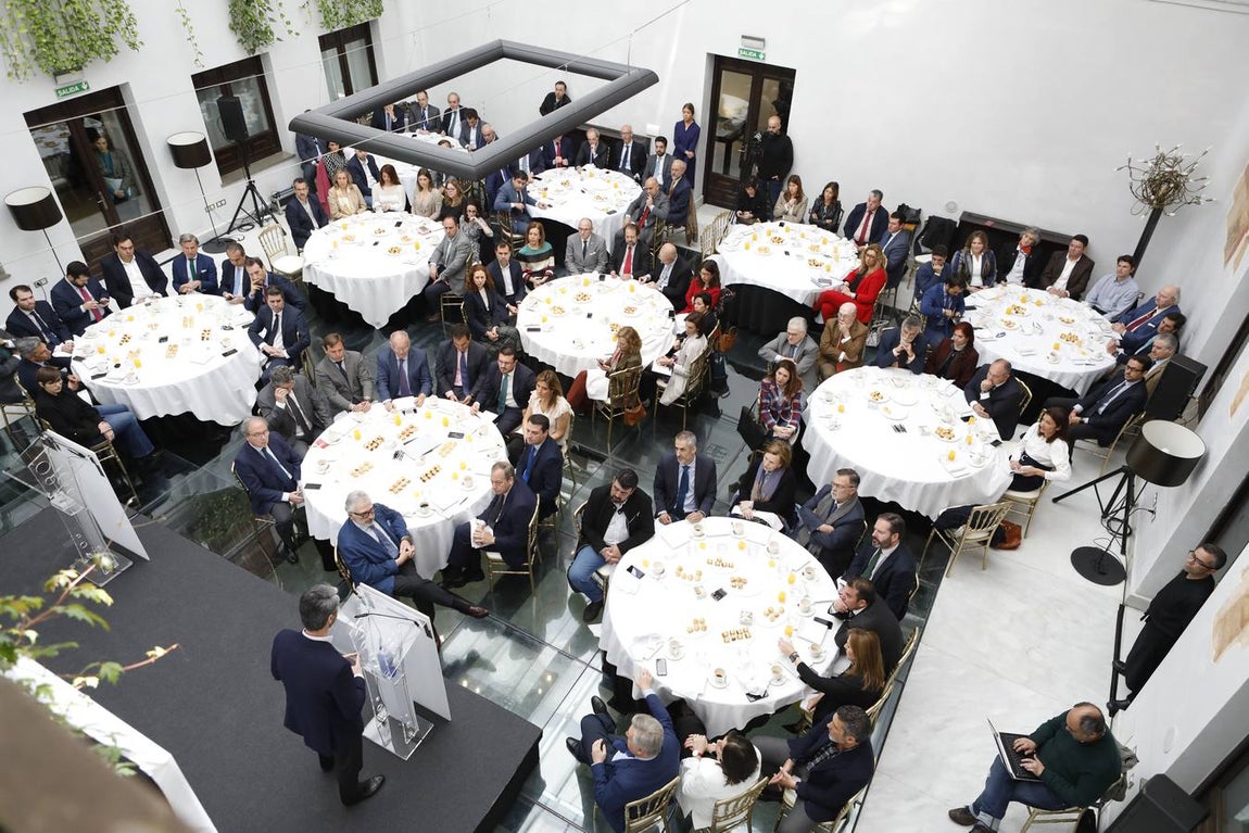 En imágenes, Luis Enríquez en «La Mirada Económica» de ABC Córdoba