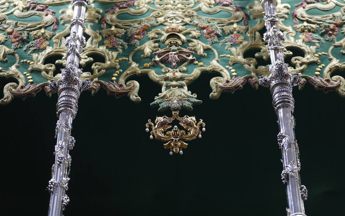 El nuevo palio de la Esperanza del Valle de Córdoba, en imágenes