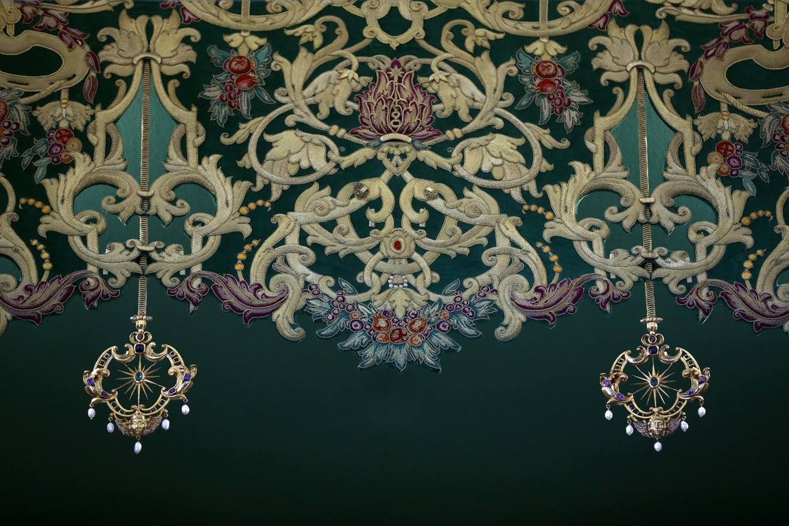 El nuevo palio de la Esperanza del Valle de Córdoba, en imágenes