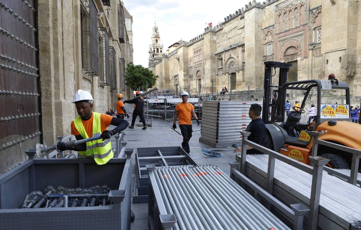 El montaje de la carrera oficial de Córdoba, en imágenes
