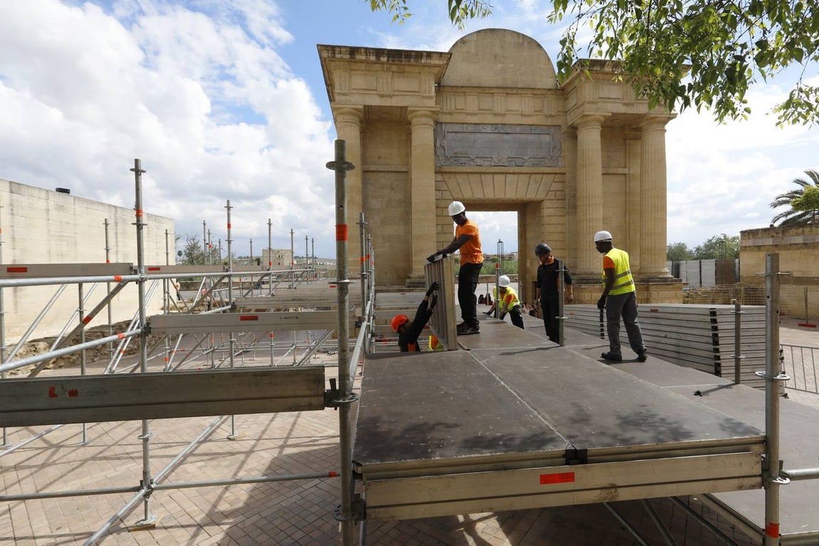 El montaje de la carrera oficial de Córdoba, en imágenes