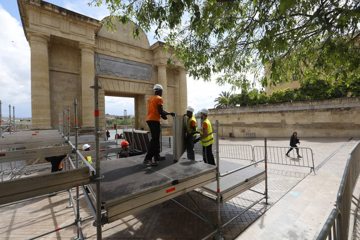 El montaje de la carrera oficial de Córdoba, en imágenes