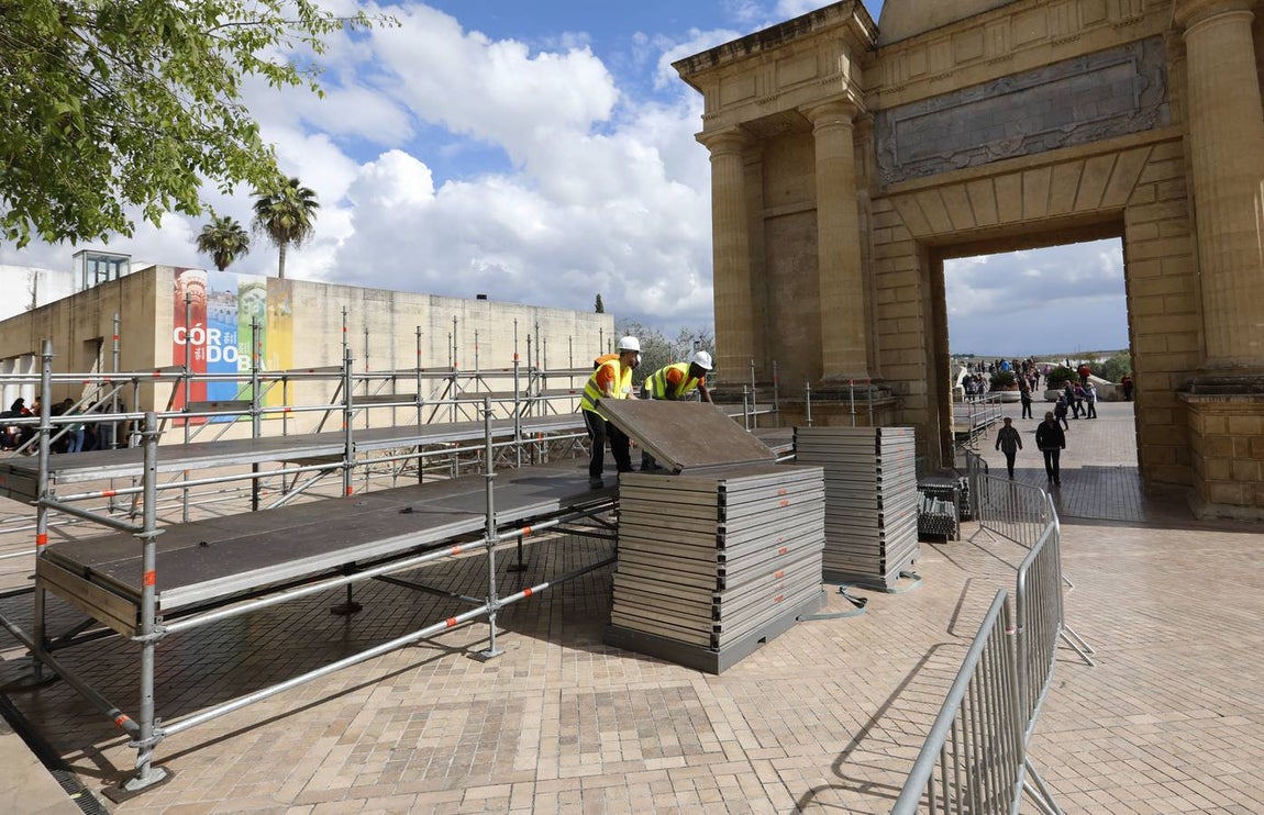 El montaje de la carrera oficial de Córdoba, en imágenes