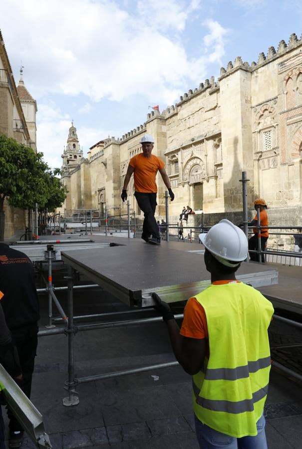 El montaje de la carrera oficial de Córdoba, en imágenes