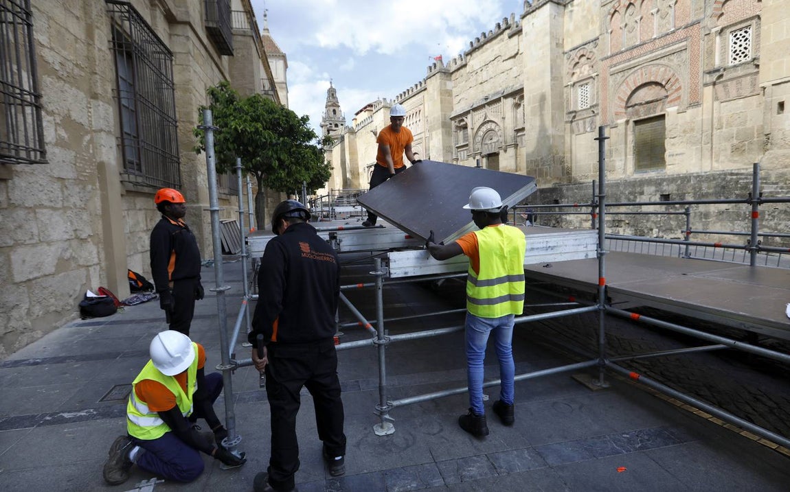 El montaje de la carrera oficial de Córdoba, en imágenes