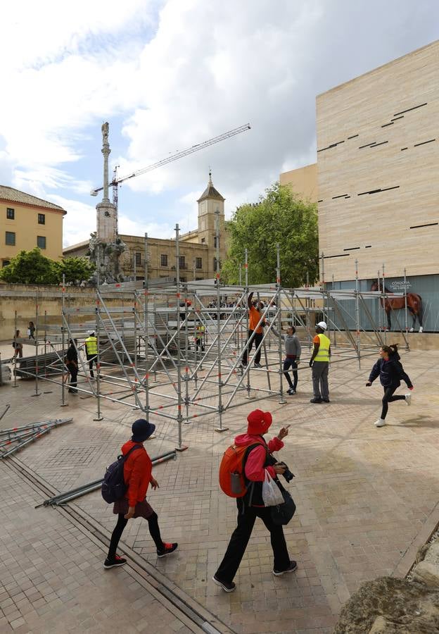 El montaje de la carrera oficial de Córdoba, en imágenes