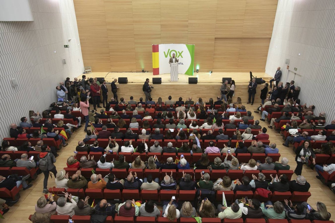 En imágenes, el mitin de Santiago Abascal (Vox) en Córdoba