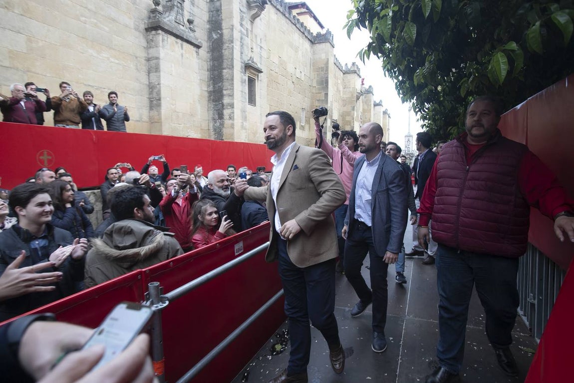 En imágenes, el mitin de Santiago Abascal (Vox) en Córdoba