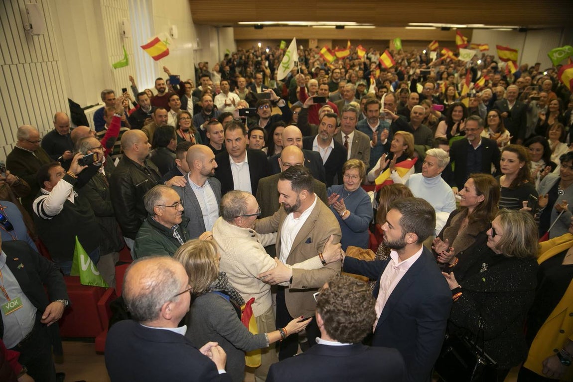 En imágenes, el mitin de Santiago Abascal (Vox) en Córdoba