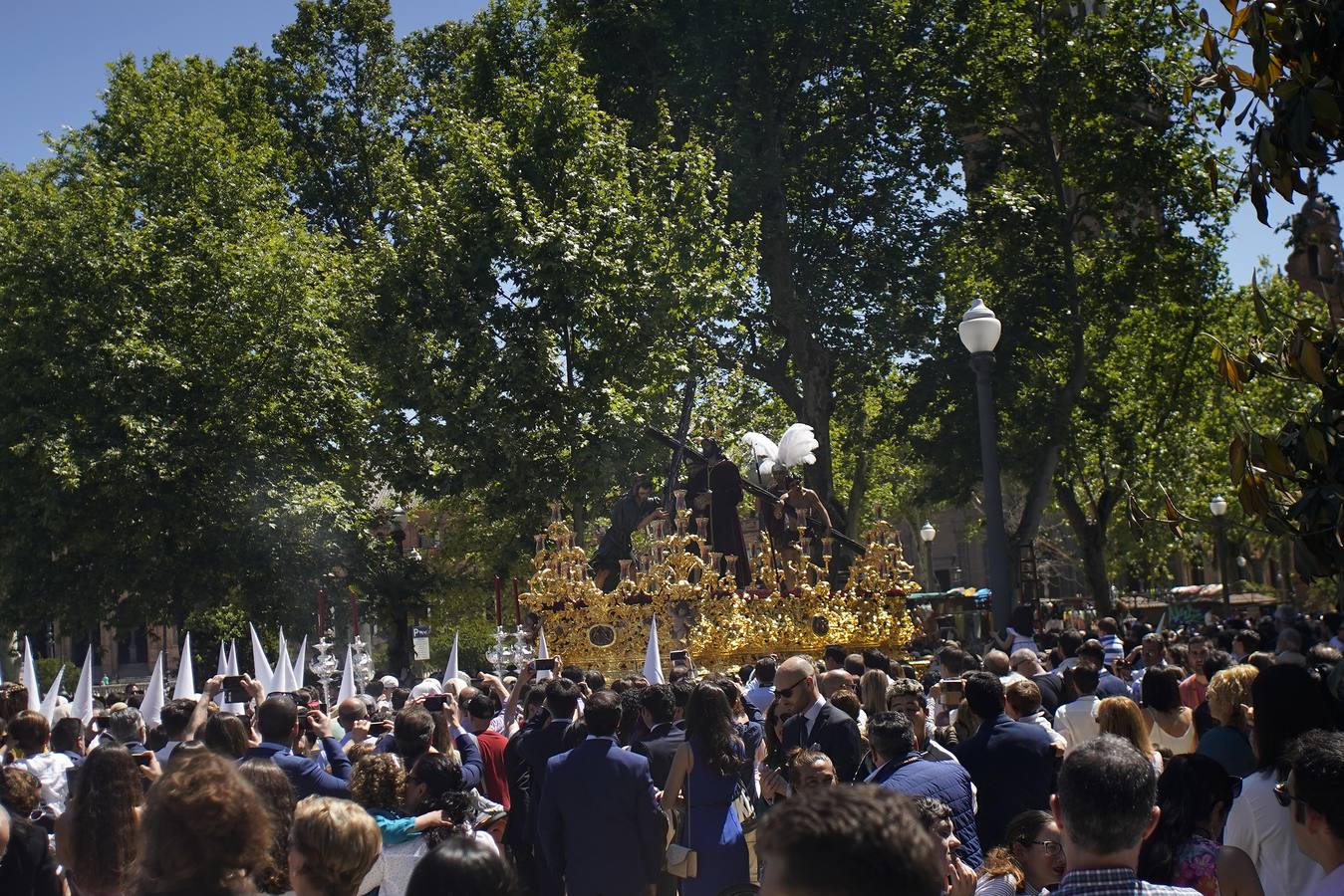 En imágenes, primeros momentos de la procesión de La Paz