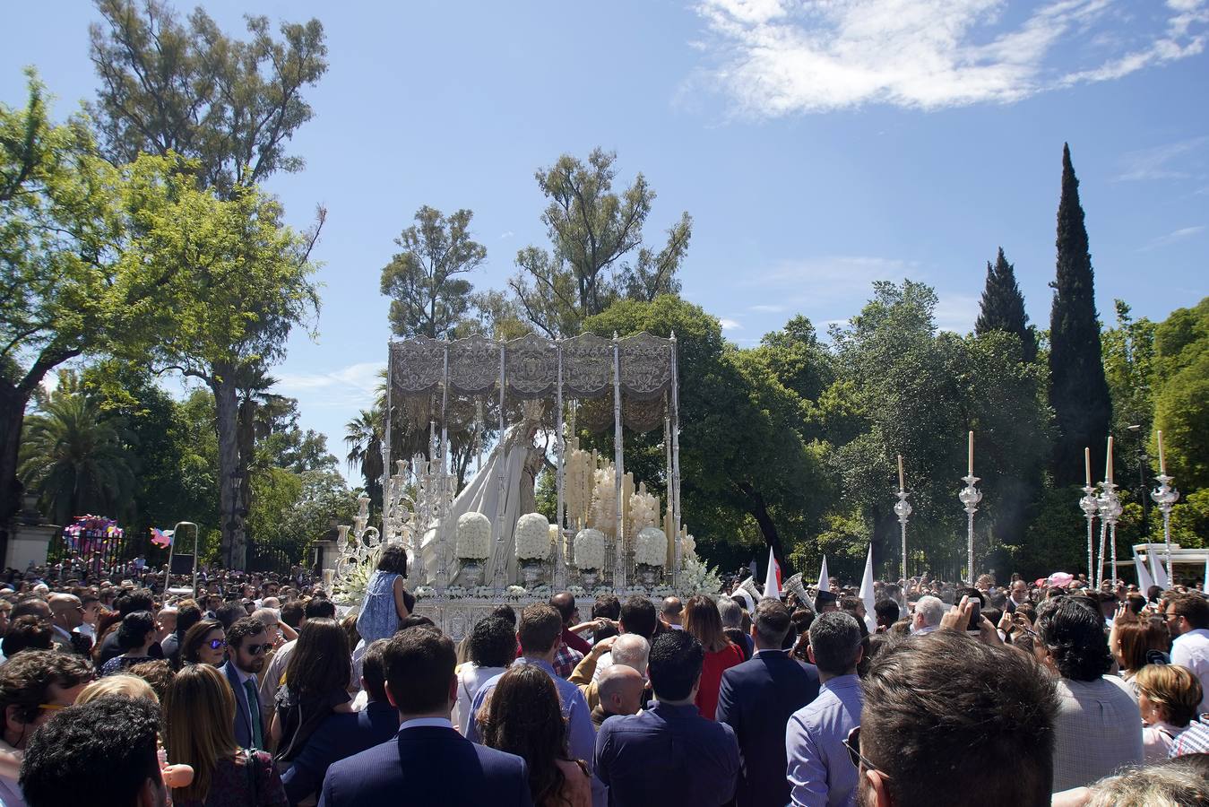 En imágenes, primeros momentos de la procesión de La Paz