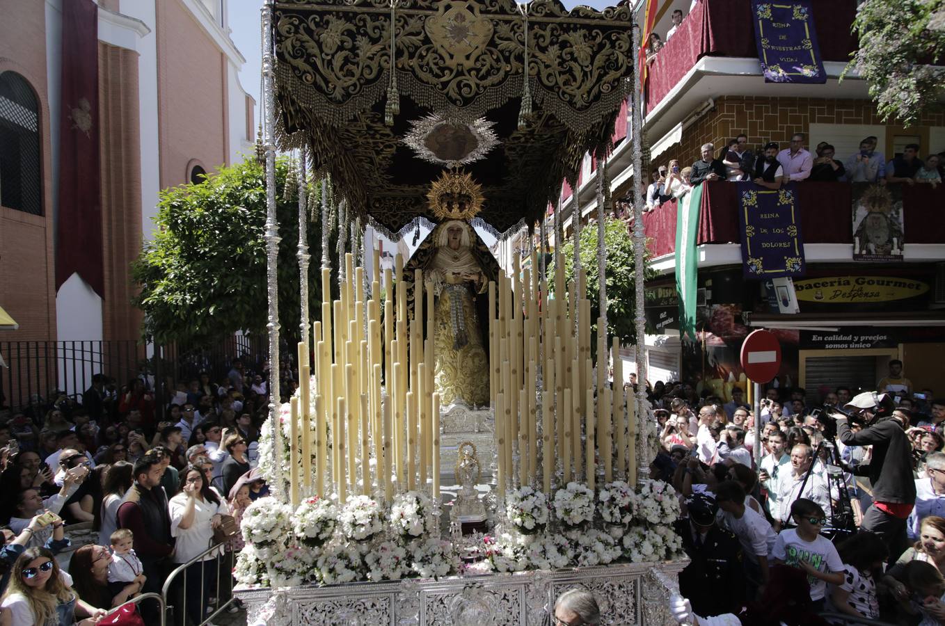 Histórica primera estación de penitencia del Nazareno del Cerro del Águila