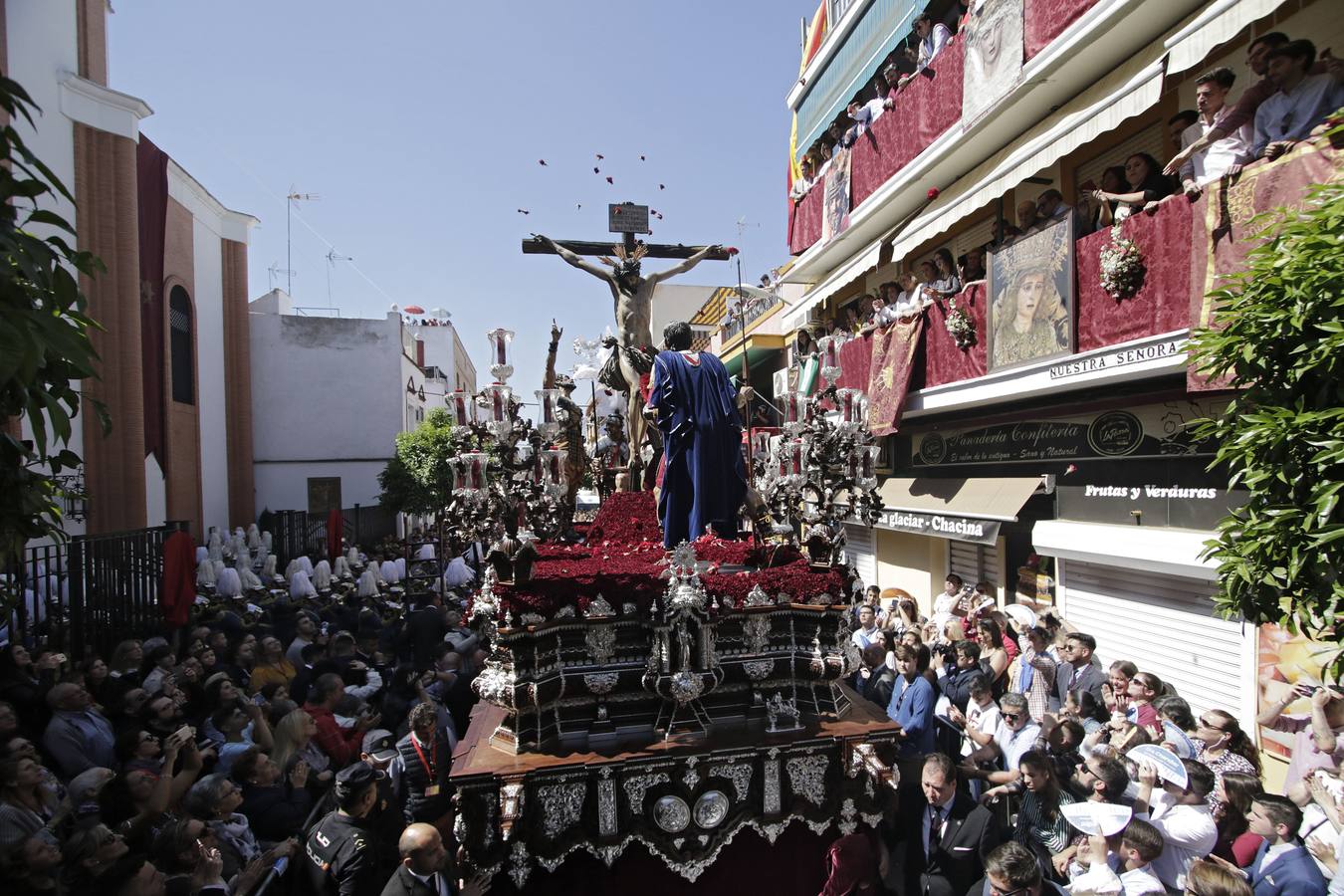 Histórica primera estación de penitencia del Nazareno del Cerro del Águila