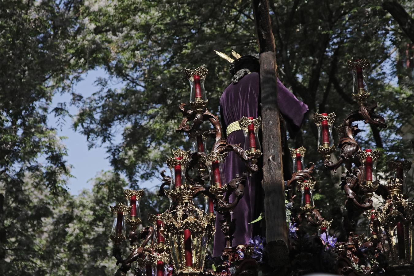 Histórica primera estación de penitencia del Nazareno del Cerro del Águila
