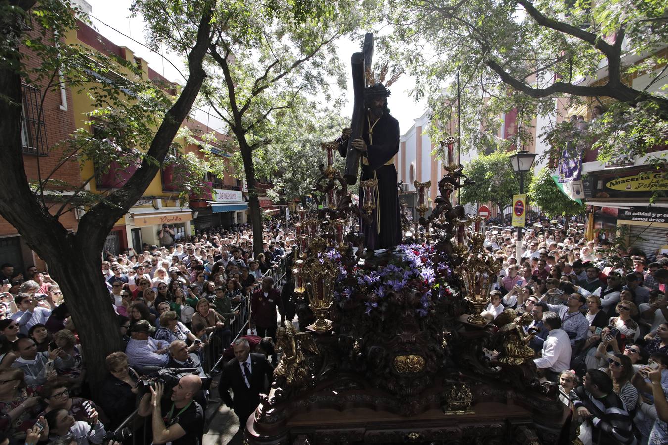 Histórica primera estación de penitencia del Nazareno del Cerro del Águila