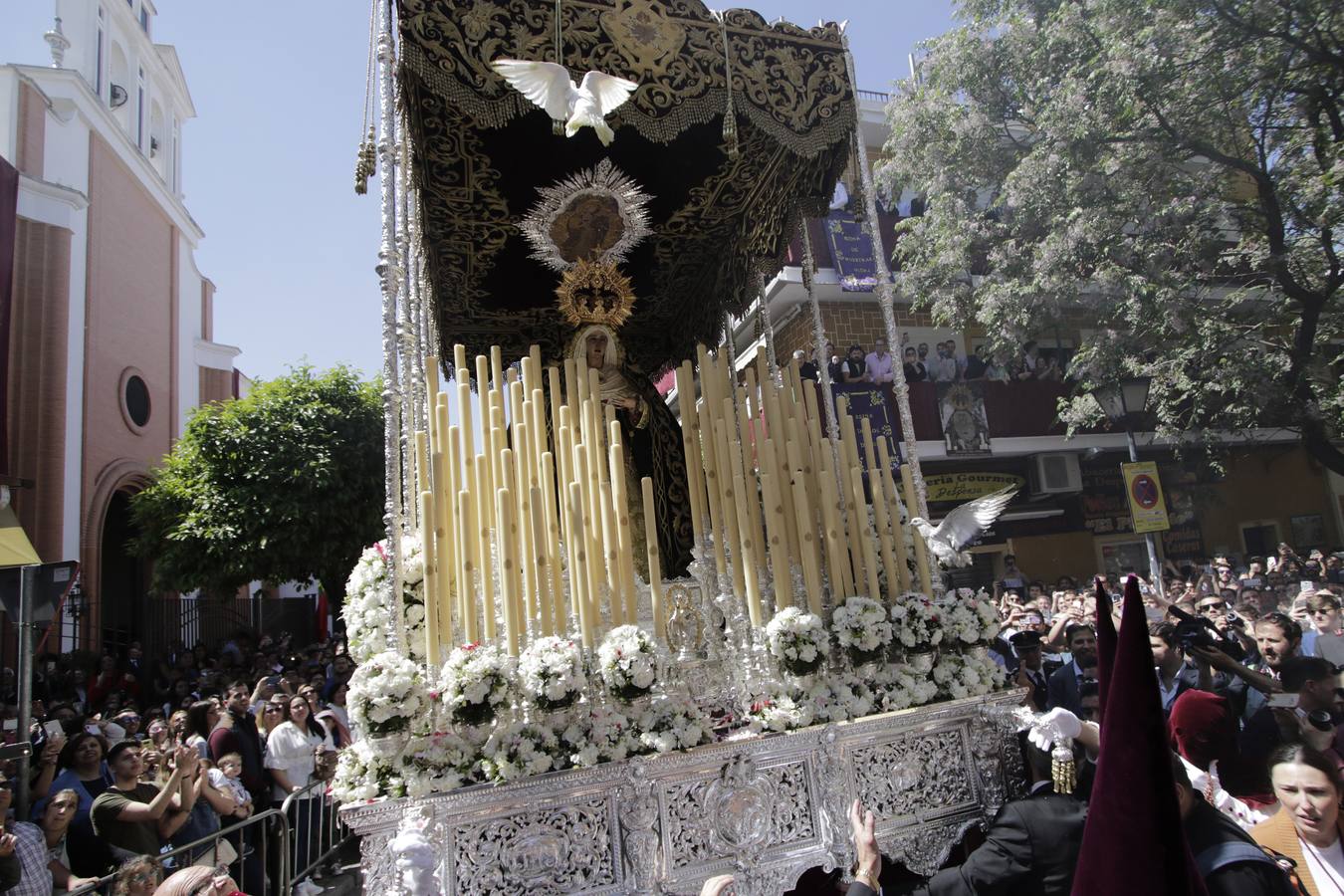 Histórica primera estación de penitencia del Nazareno del Cerro del Águila