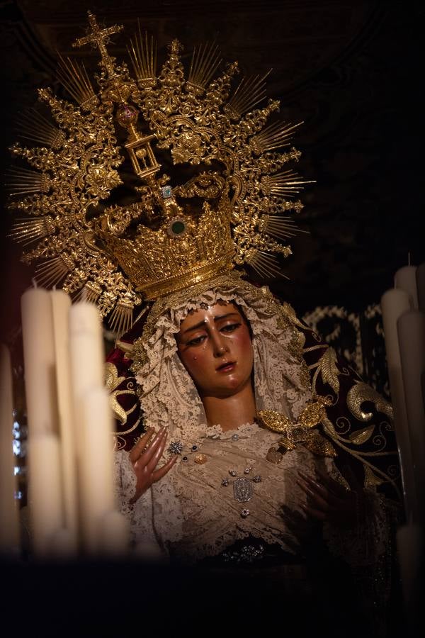 Todo preparado para la estación de penitencia de Los Gitanos