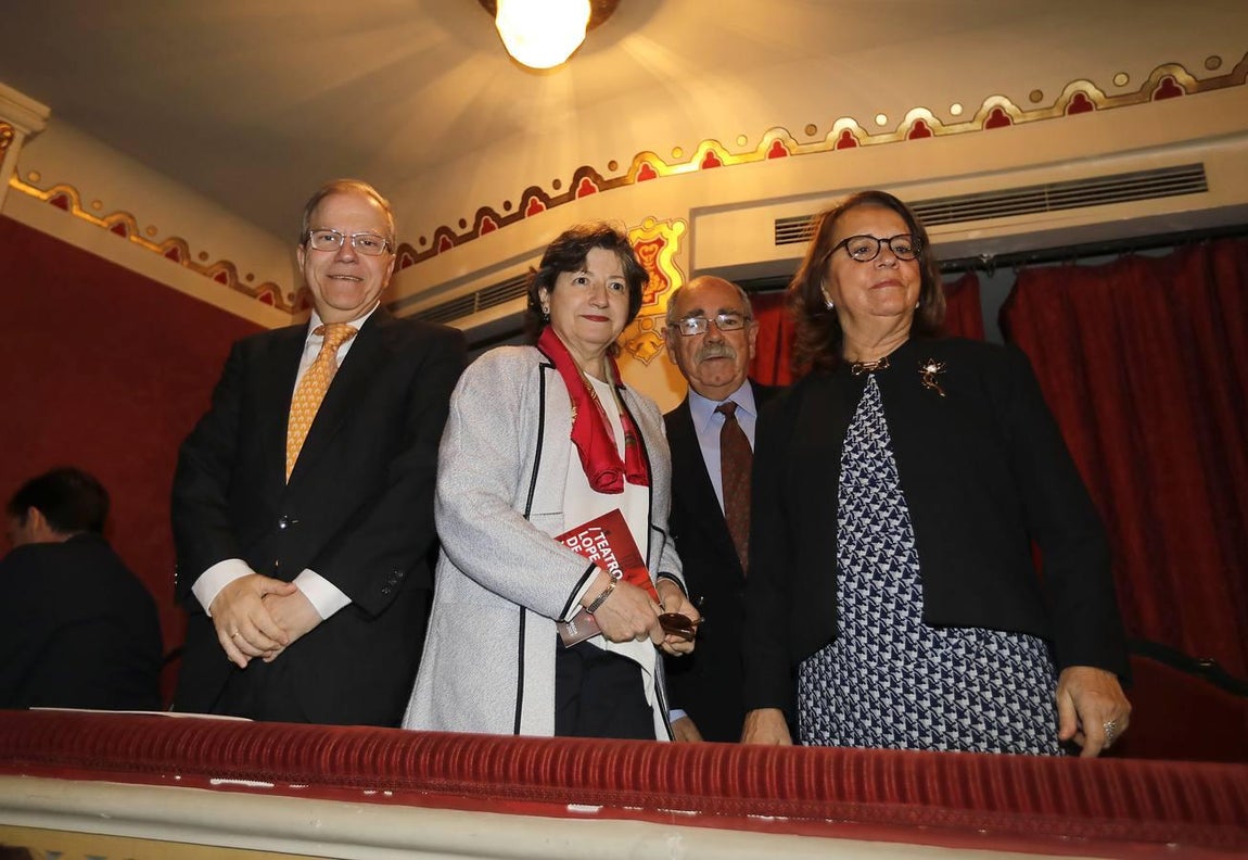 Alberto Máximo Pérez Calero, Ana Montañas, Juan Meneses y Paqui Cabrera