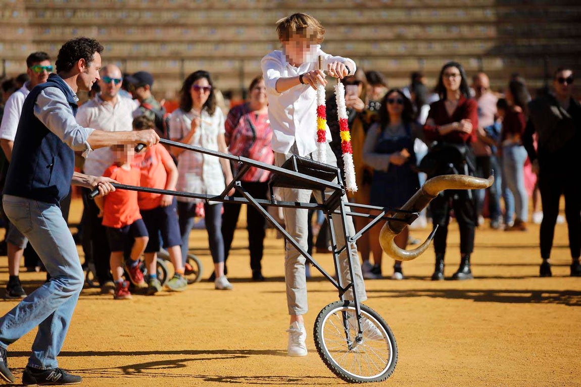 Jornada de puertas abiertas en la Plaza de Toros de la Real Maestranza de Sevilla