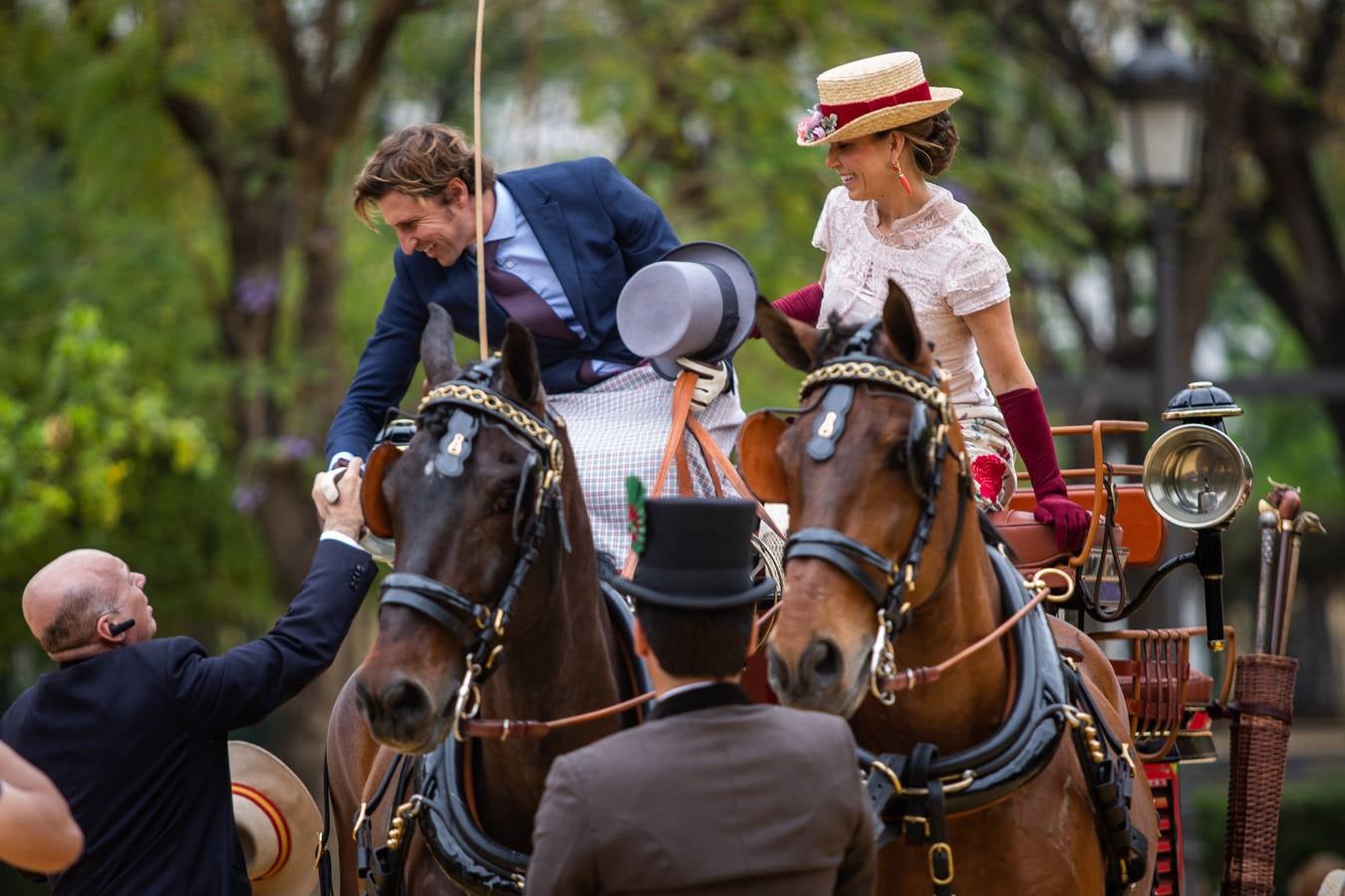 En imágenes, el Concurso y posterior paseo de los Enganches por Sevilla