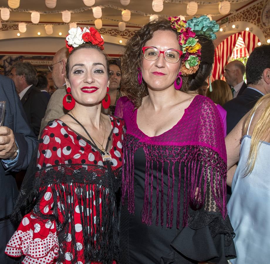 En imágenes, las recepciones del día festivo de la Feria Sevilla 2019