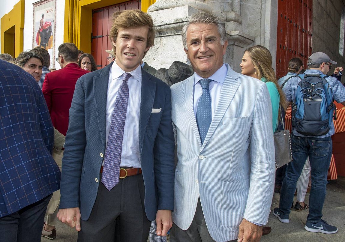 El torero Javier Jiménez y su padre Javier