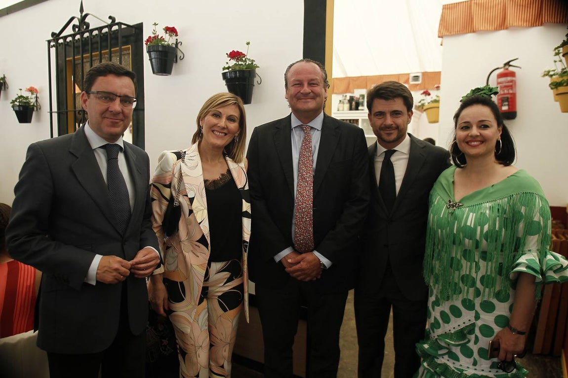 En imágenes, las recepciones del día festivo de la Feria Sevilla 2019