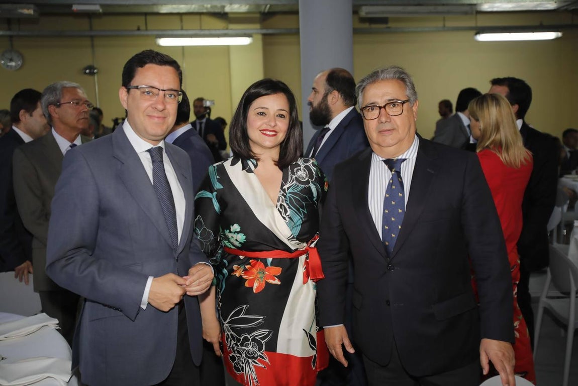 Juan de la Rosa Bolsón, Virginia Pérez Galindo y Juan Ignacio Zoido Álvarez