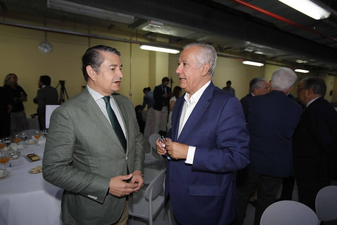 Antonio Sanz Cabello y Javier Arenas