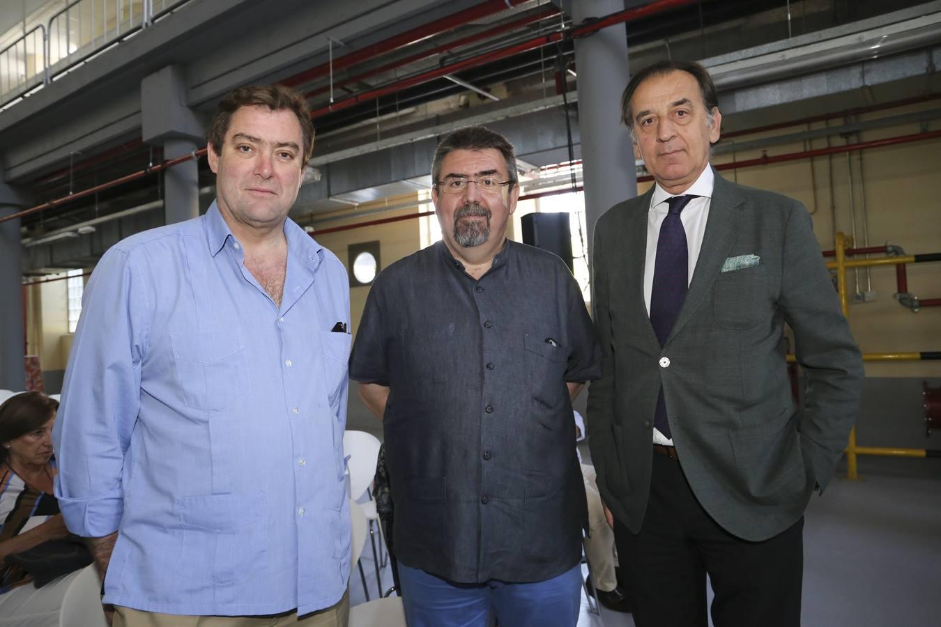 Ignacio Candau, Pepón López Alba y Manuel Ruíz Rojas.