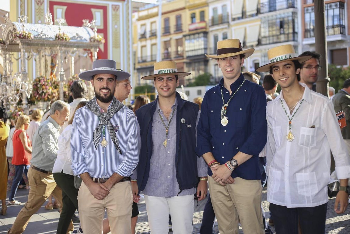 Manuel Sarcia, Julio Vela, Joaquín Rivero y José María Criado
