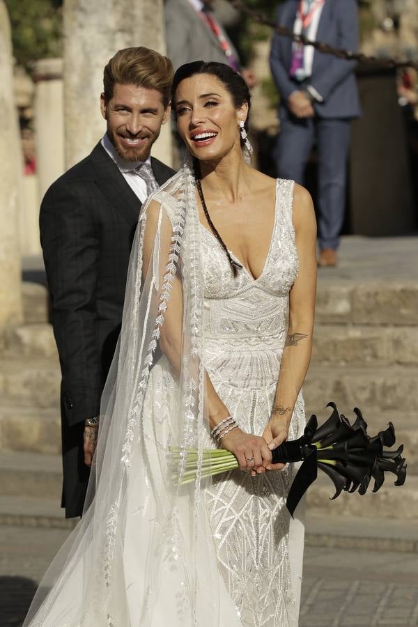 En imágenes, las mejores imágenes que dejó el enlace de Ramos y Pilar Rubio