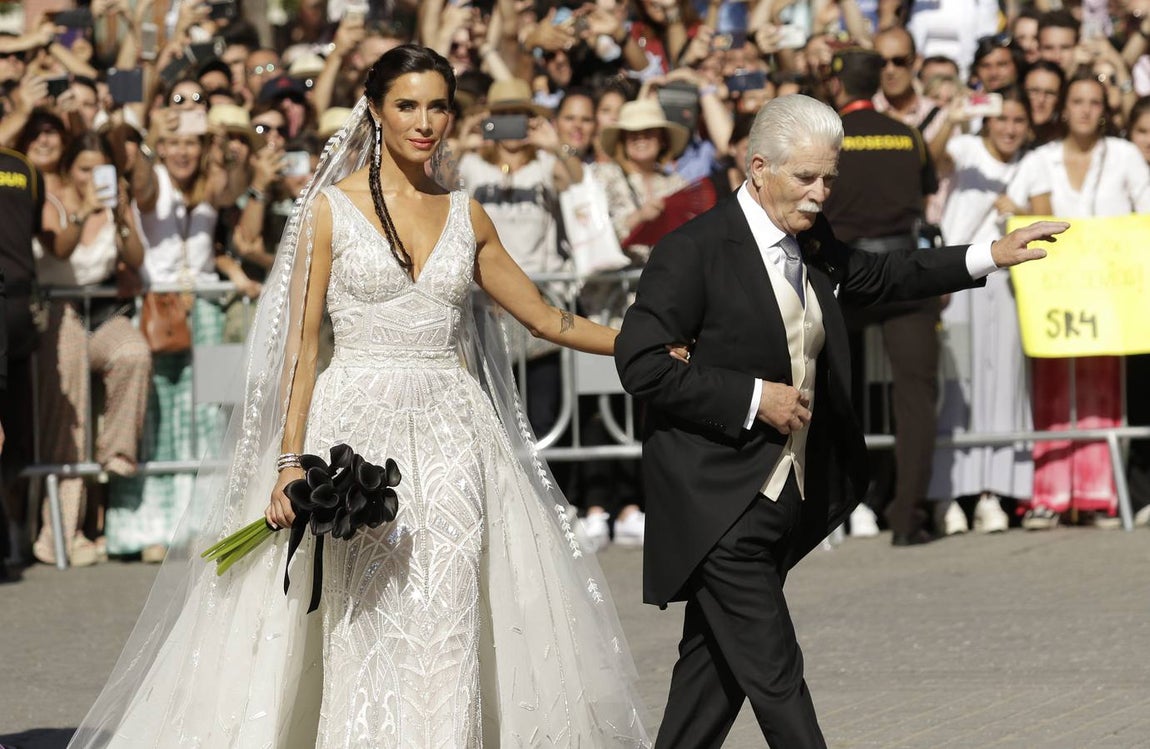 En imágenes, las mejores imágenes que dejó el enlace de Ramos y Pilar Rubio