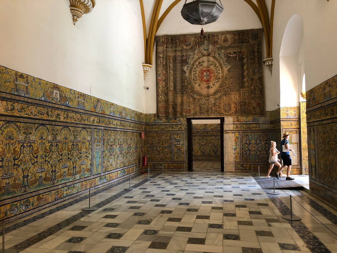 En imágenes, los desperfectos del Alcázar de Sevilla