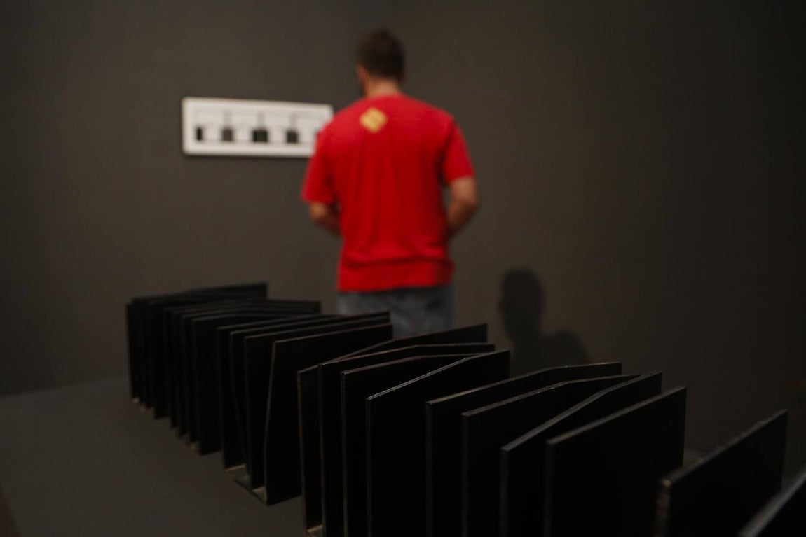 La exposición de Elena Asins en la sala Vimcorsa de Córdoba, en imágenes