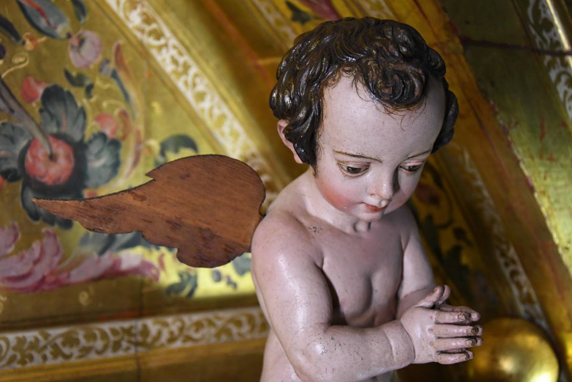 En imágenes, la restauración del retablo de San Juan Bautista de la Anunciación