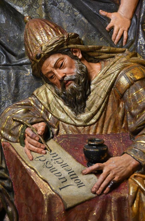 En imágenes, la restauración del retablo de San Juan Bautista de la Anunciación