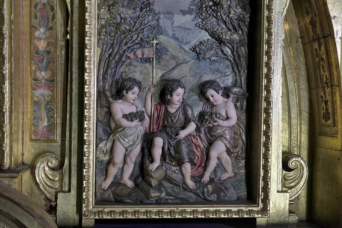 Vuelta a la vida del retablo de San Juan Bautista de la iglesia de la Anunciación