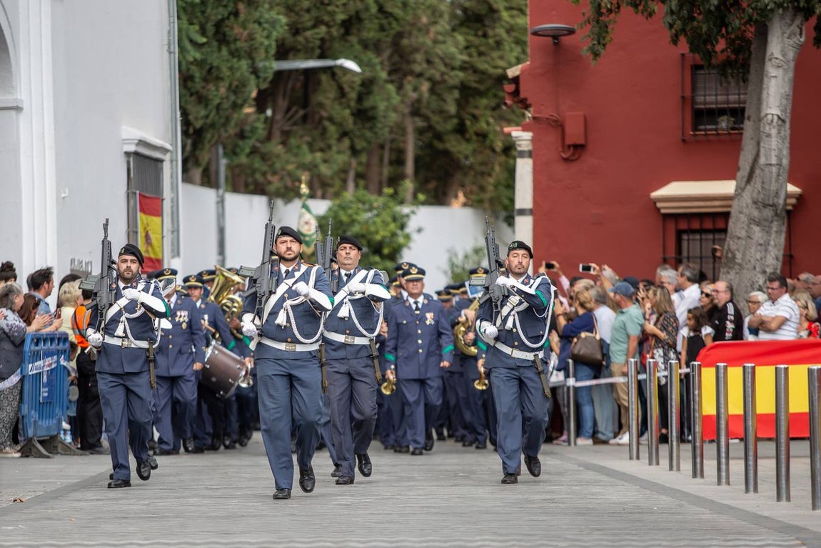 En imágenes, jura de bandera civil en Tomares