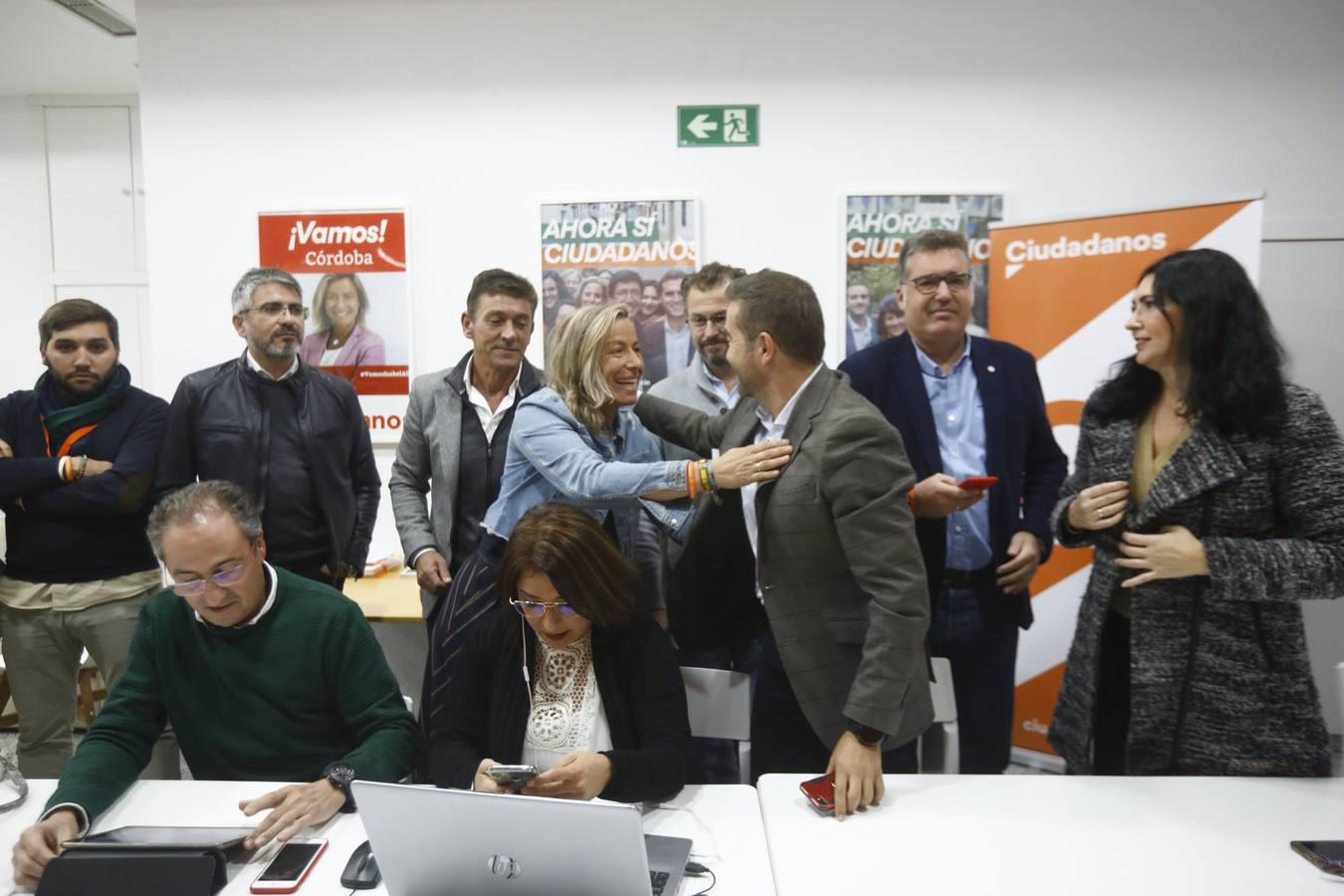 En imágenes, la noche de las elecciones en Córdoba para Ciudadanos