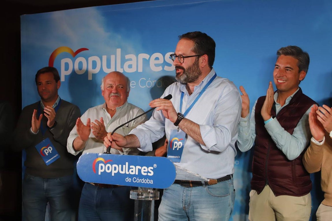 La noche de las elecciones en Córdoba  del PP, en imágenes