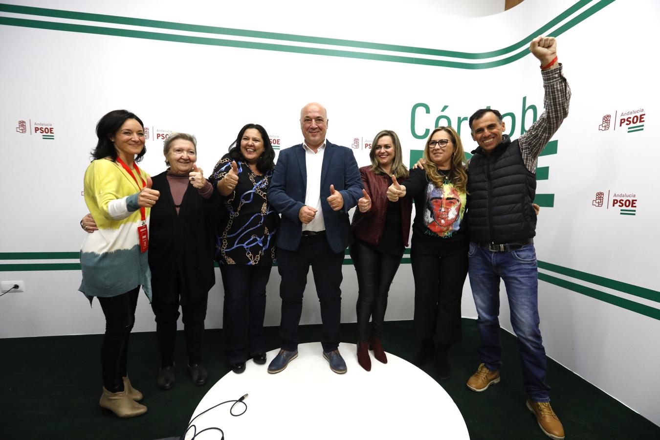 La noche de las elecciones generales en Córdoba para el PSOE, en imágenes