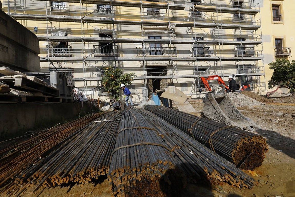 Las obras del Palacio Episcopal de Córdoba, en imágenes